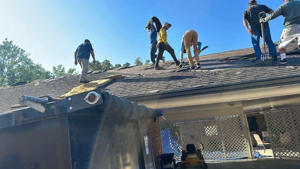 Neighbors Getting A New Roof