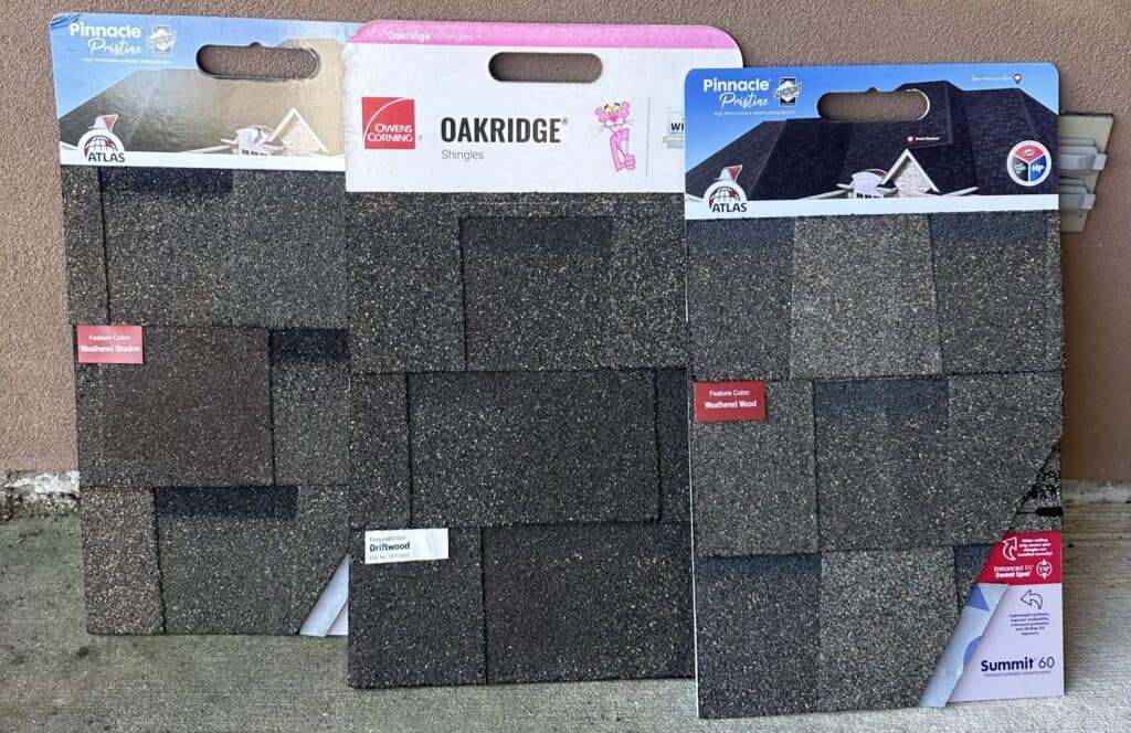 Shingle Color Selection