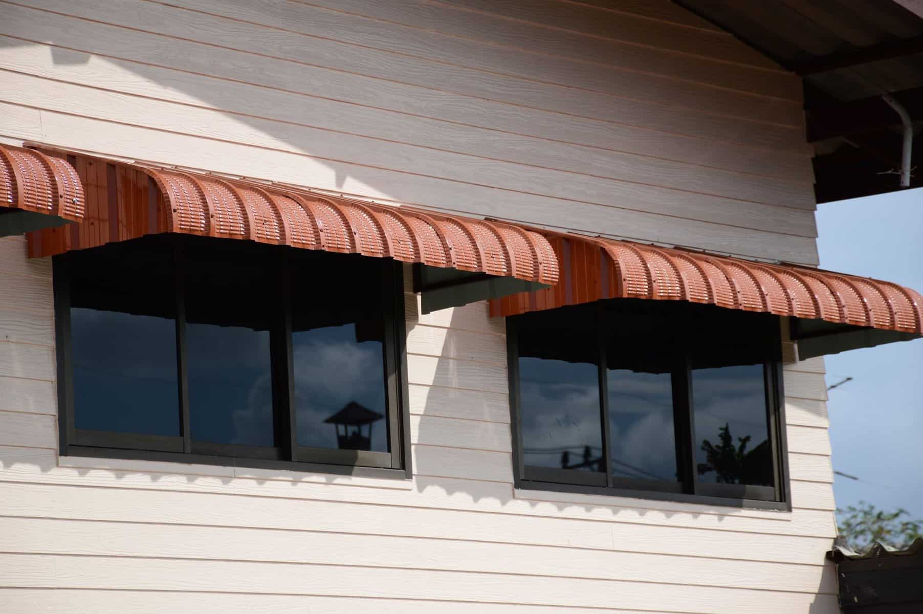 RCR Construction Metal Window Awnings Louisiana