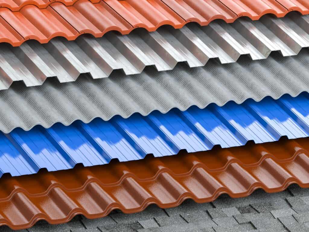 Metal roofing styles and colors