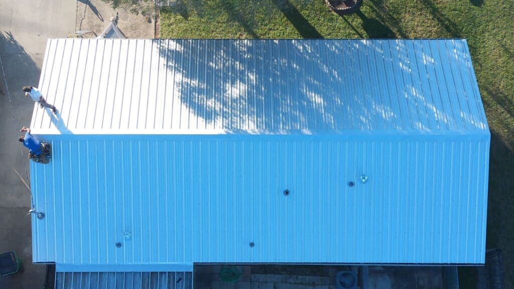 Standing seam metal roof installation Baton Rouge